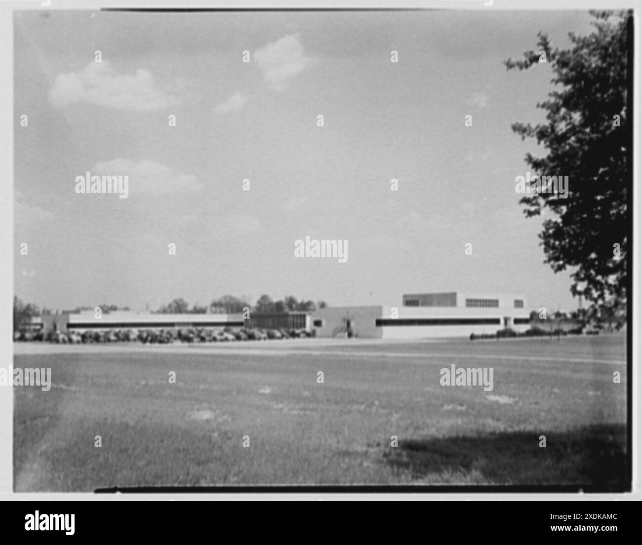 Johnson & Johnson, Research Center, New Brunswick, New Jersey. Exterieur X. Gottscho-Schleisner Kollektion Stockfoto