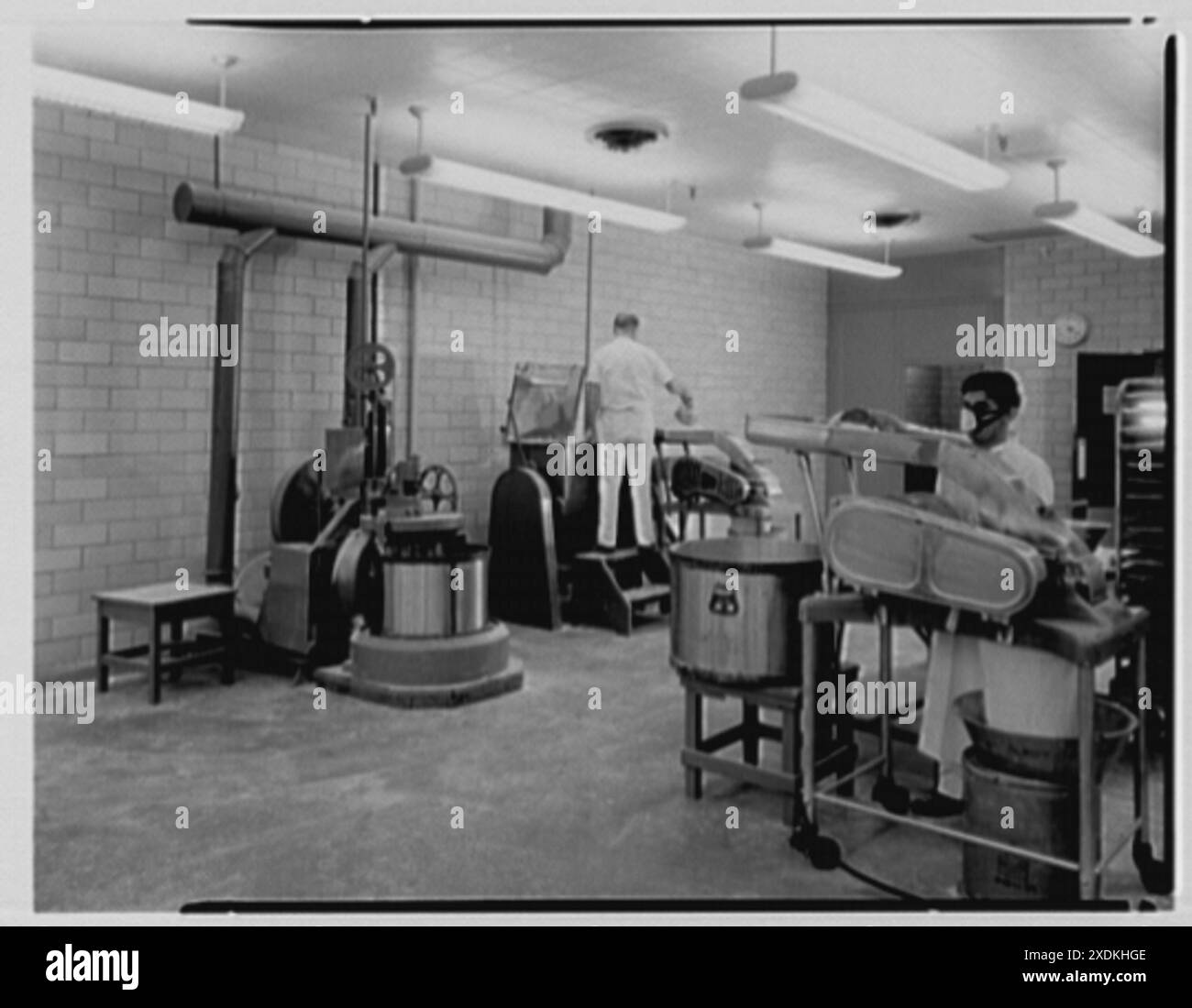 Ciba (pharmazeutische Produktion), Summit, New Jersey. Transentine Phenobarbital. Gottscho-Schleisner Kollektion Stockfoto