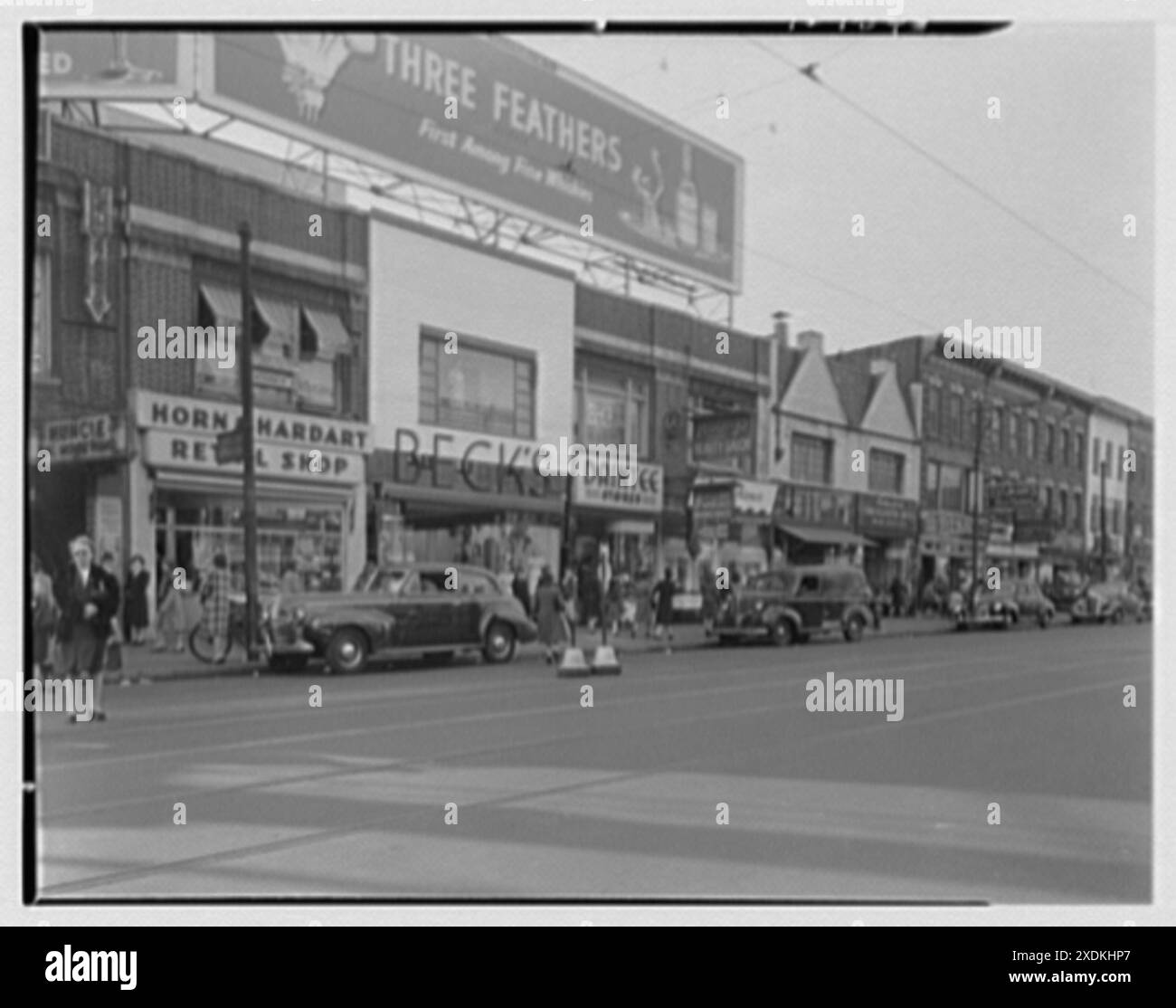 Flatbush Ave. In der Church St., Brooklyn, New York. I. Sammlung Gottscho-Schleisner Stockfoto