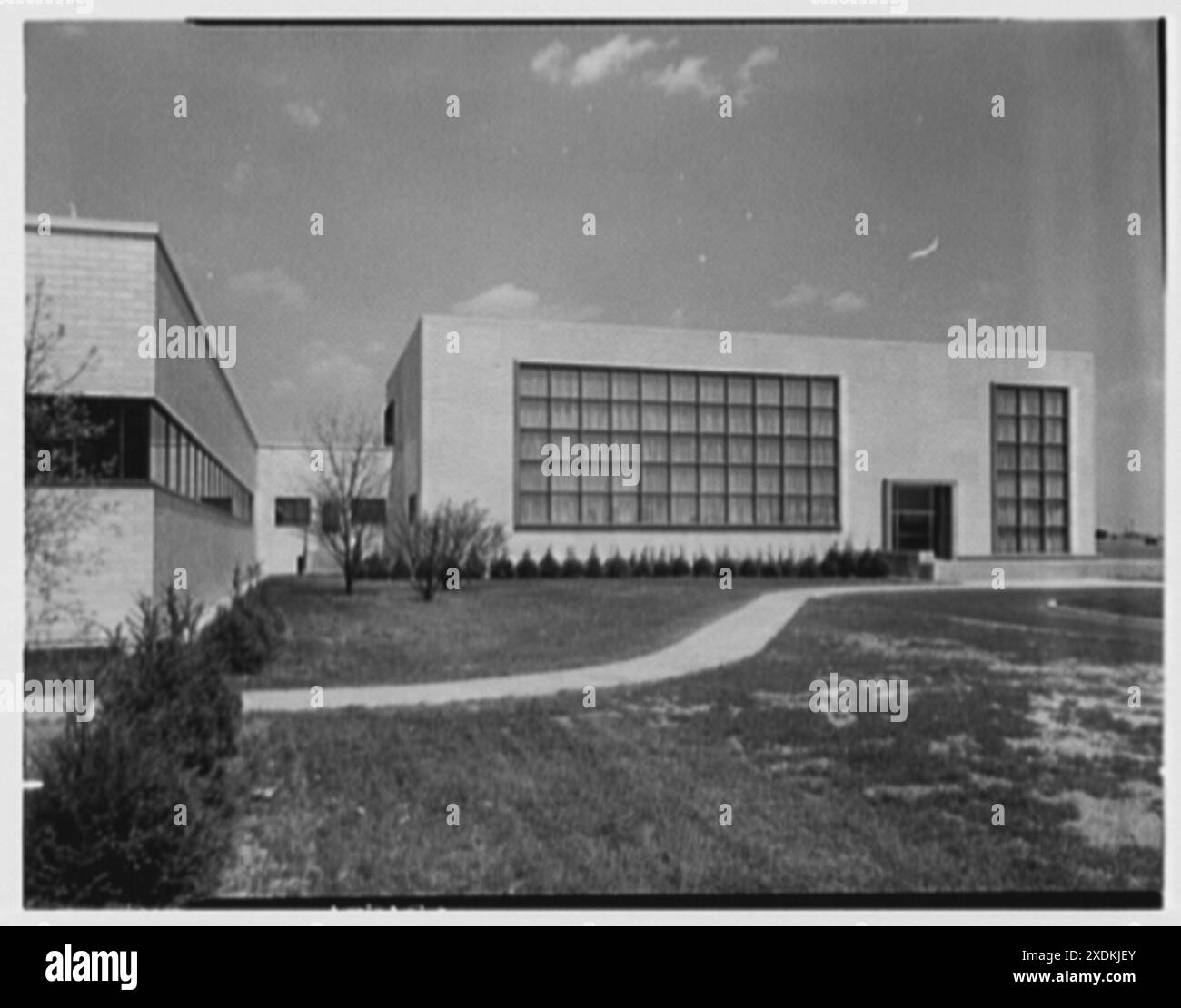 Johnson & Johnson, Research Center, New Brunswick, New Jersey. Exterieur XI. Gottscho-Schleisner Kollektion Stockfoto
