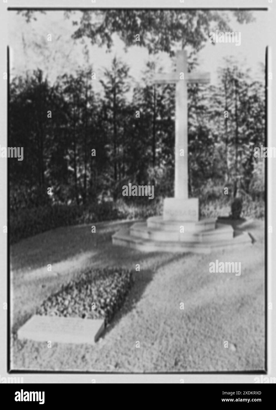 Frau John Hubbard. Denkmal auf dem Friedhof Woodlawn III. Sammlung Gottscho-Schleisner Stockfoto
