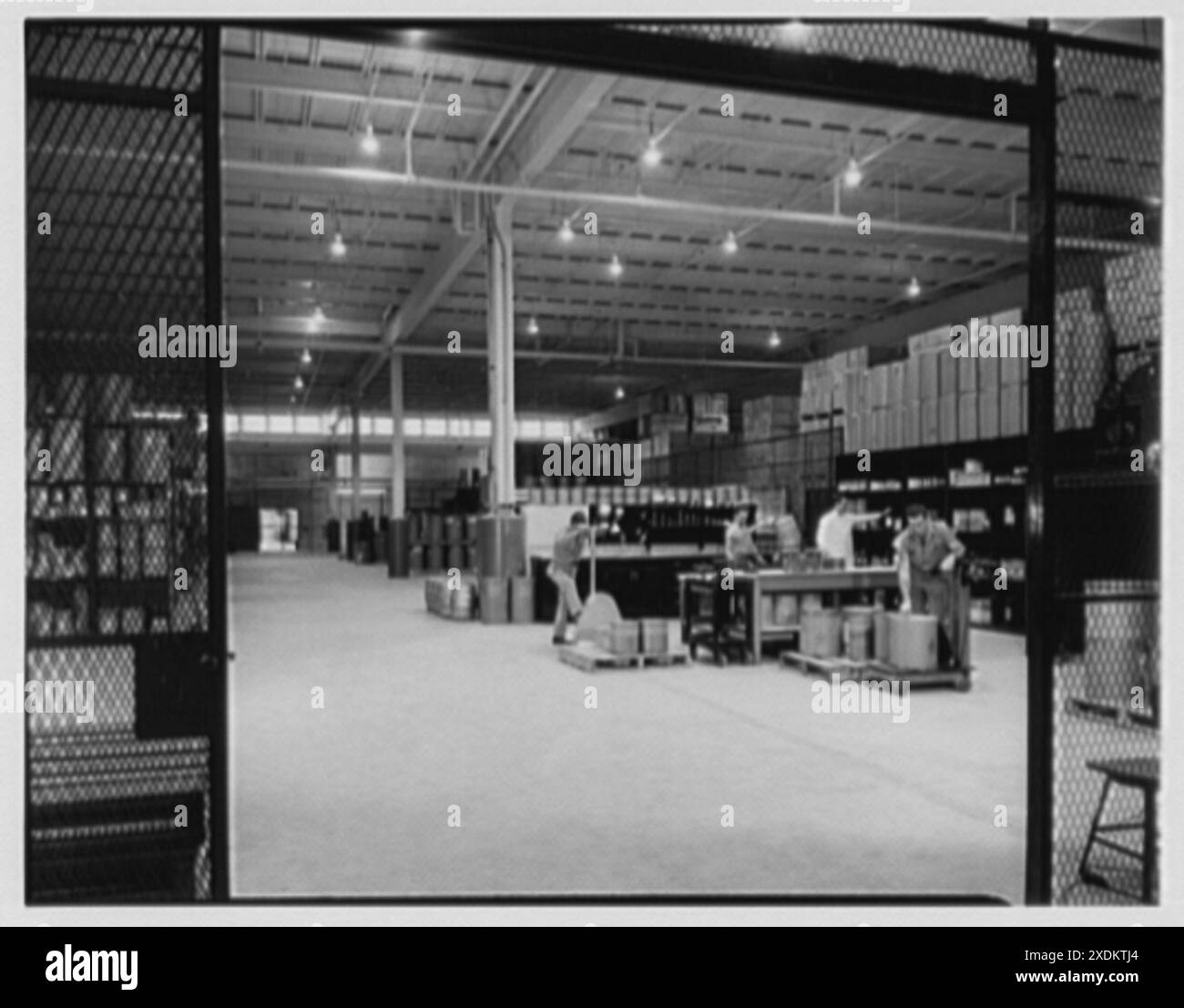 Ciba (pharmazeutische Produktion), Summit, New Jersey. Lager. Gottscho-Schleisner Kollektion Stockfoto