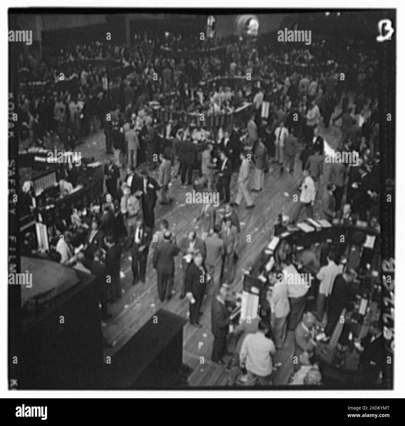 New York Stock Exchange. Handelsraum VII. Sammlung Gottscho-Schleisner Stockfoto