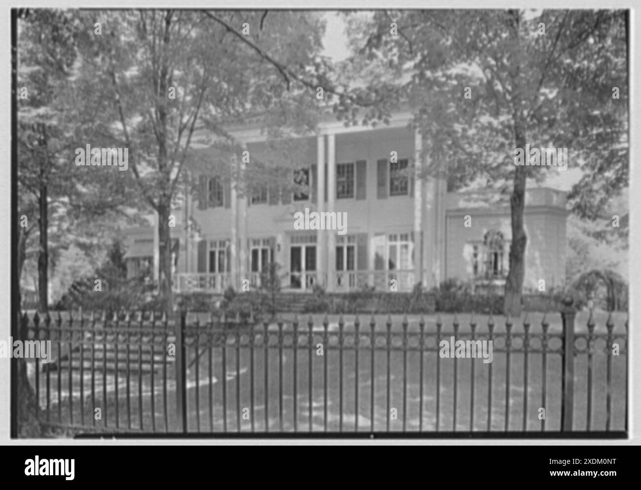 Henry D. Lott, Wohnsitz am North Broadway, Nyack, New York. Exterieur I. Gottscho-Schleisner Sammlung Stockfoto