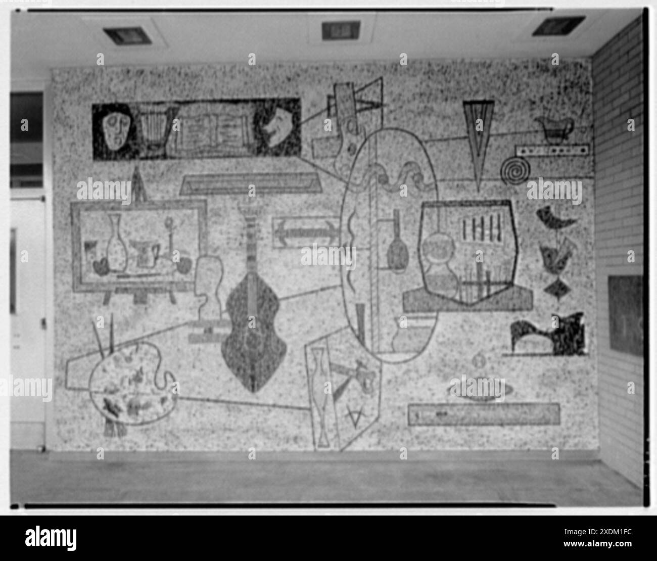 Max Spivack. Wandbild. Gottscho-Schleisner Kollektion Stockfoto