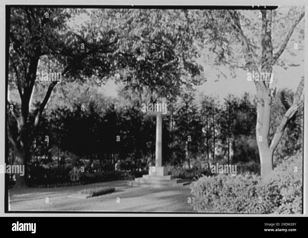 Frau John Hubbard. Denkmal auf dem Friedhof Woodlawn II. Sammlung Gottscho-Schleisner Stockfoto
