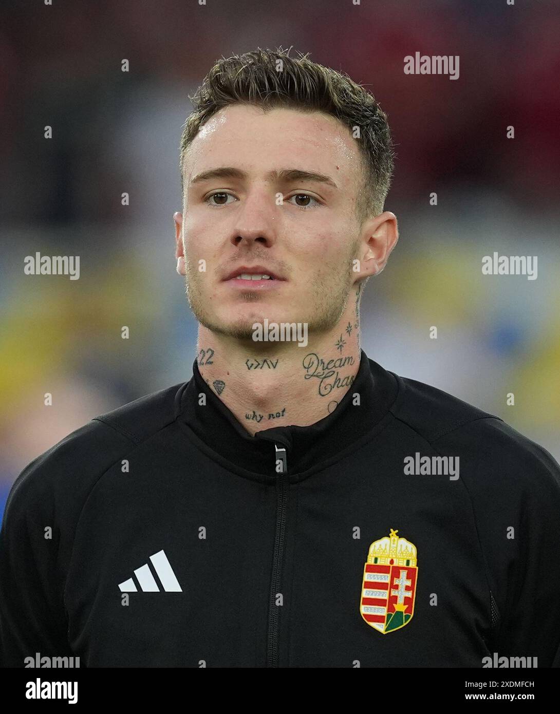 Der ungarische Bendeguz Bolla während des Gruppenspiels der UEFA Euro ...