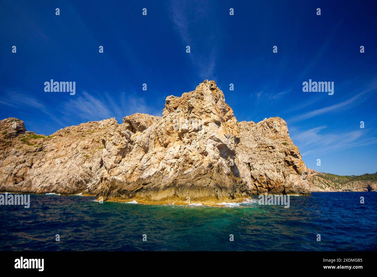 Kaiserlicher Codolar. Cabrera Maritime-Terrestrial National Park. Balearen. Spanien. Stockfoto