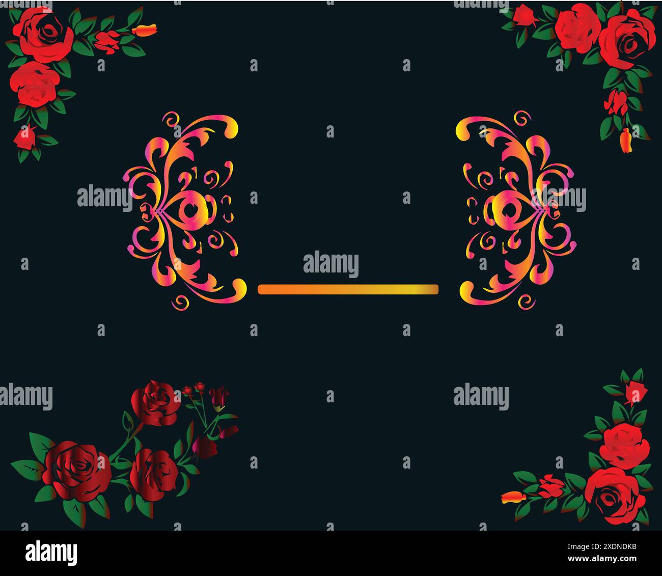 Hochzeitseinladungskarte Design, Vektordatei Stock Vektor