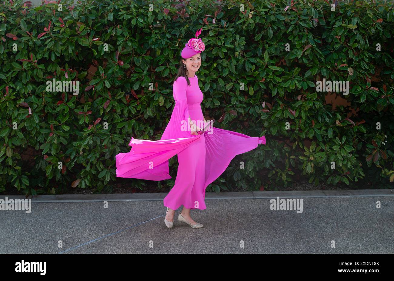 Ascot, Großbritannien. Juni 2024. Rennfahrer auf der Ascot Racecourse am vierten Tag von Royal Ascot. Kredit: Maureen McLean/Alamy Stockfoto