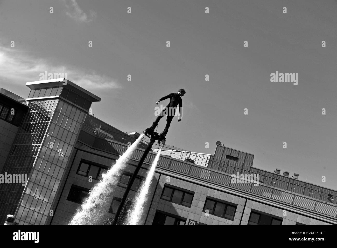 Flyboarding, Kieler Woche 2024 Stockfoto