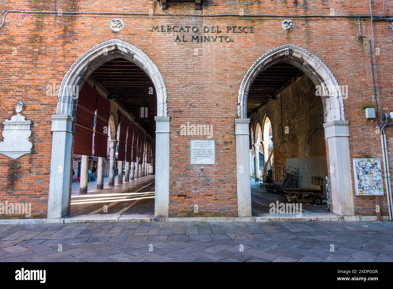 Rialto Fischmarkt, Venedig, Italien Stockfoto