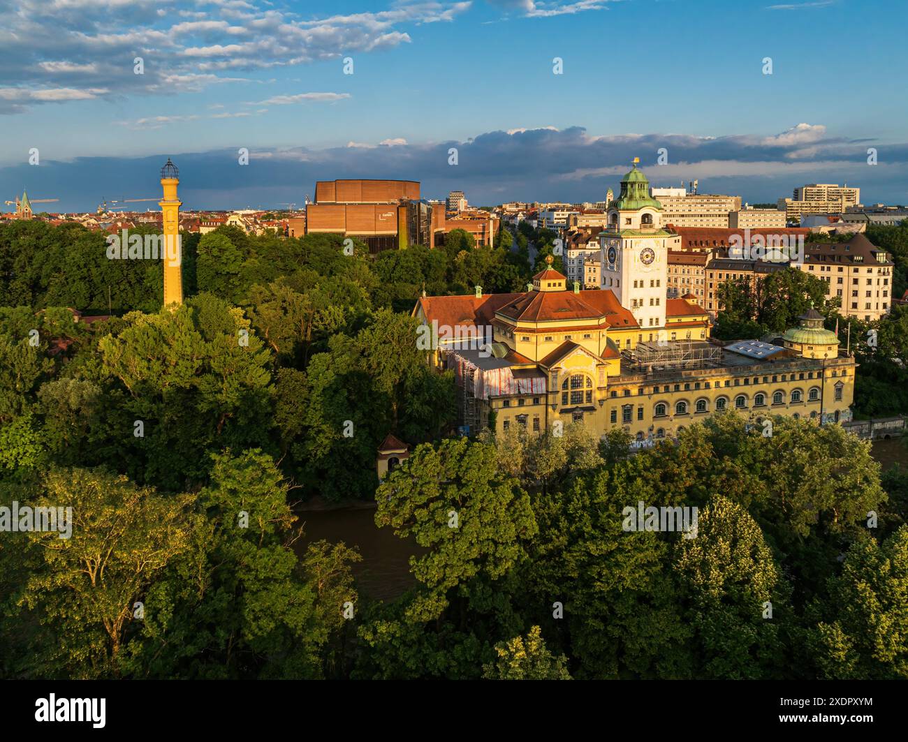 Öffentliches Bad Mühlersches Volksbad in München Stockfoto