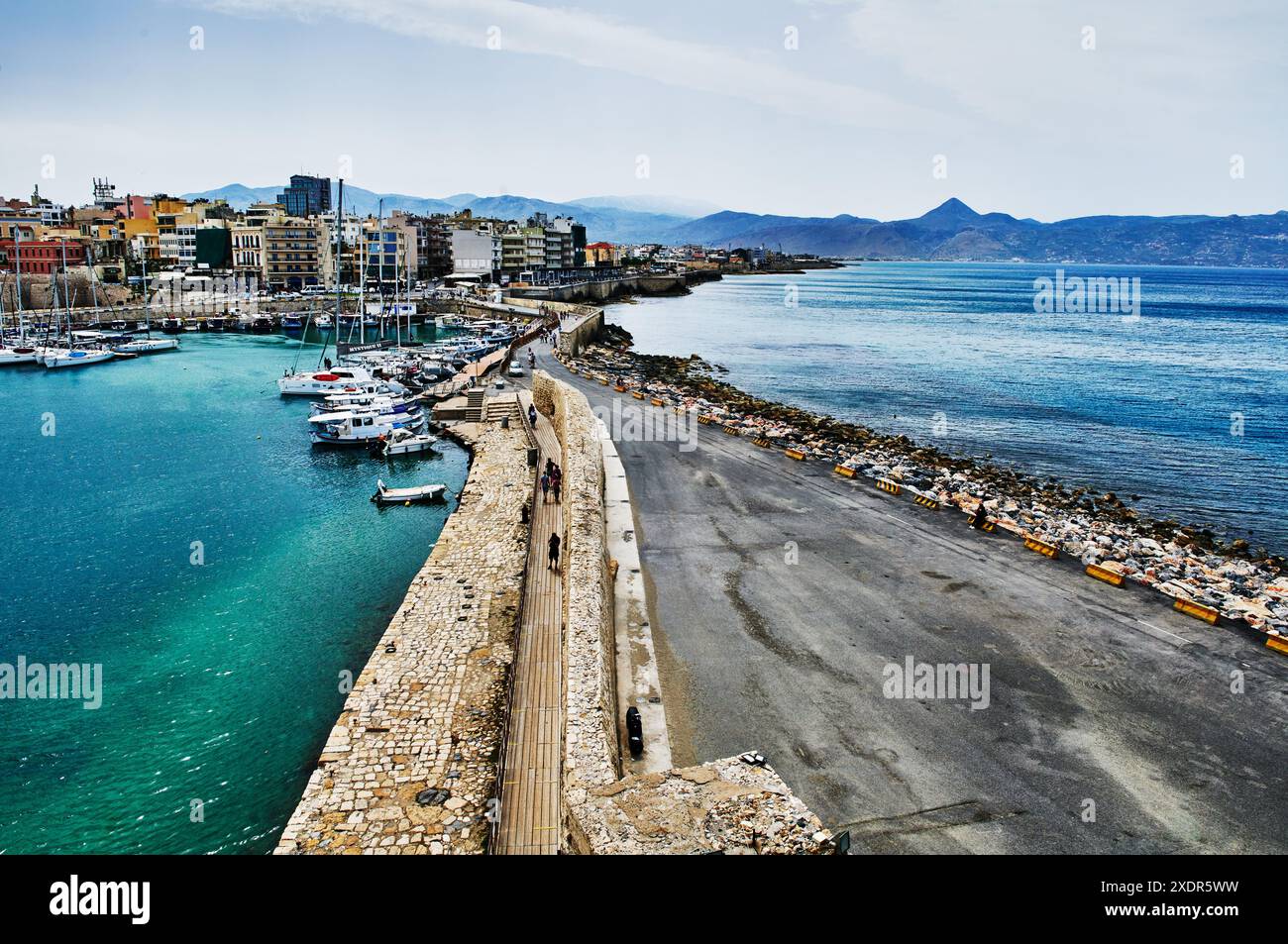Hafen von Heraklion, Griechenland Stockfoto