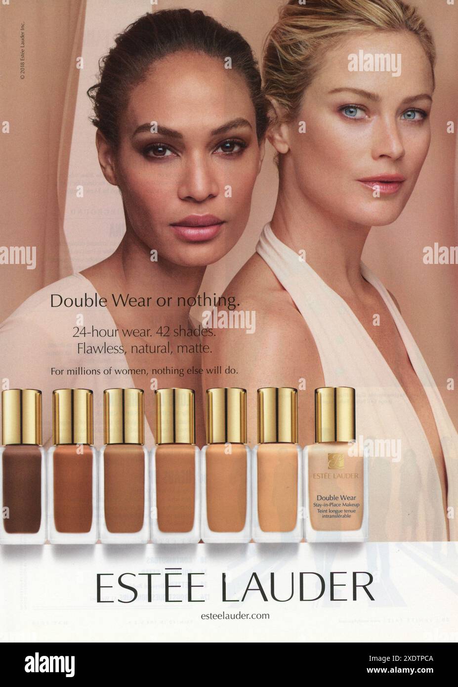 Mai 2018 Werbung im Magazin „Vanity Fair“, USA Stockfoto