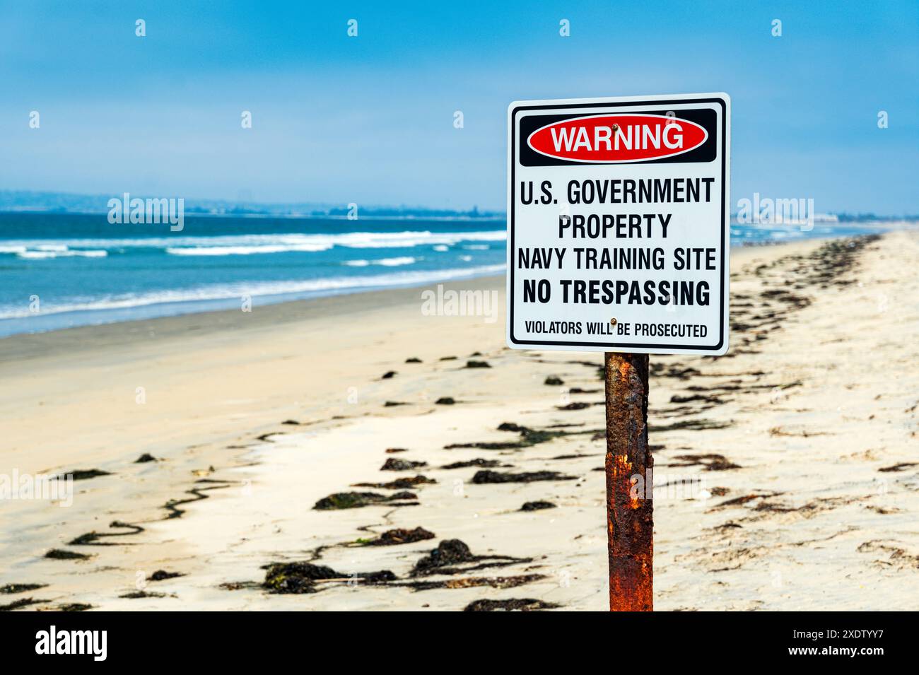 U.S. Naval Amphibious Base Coronado; San Diego; Kalifornien; USA Stockfoto