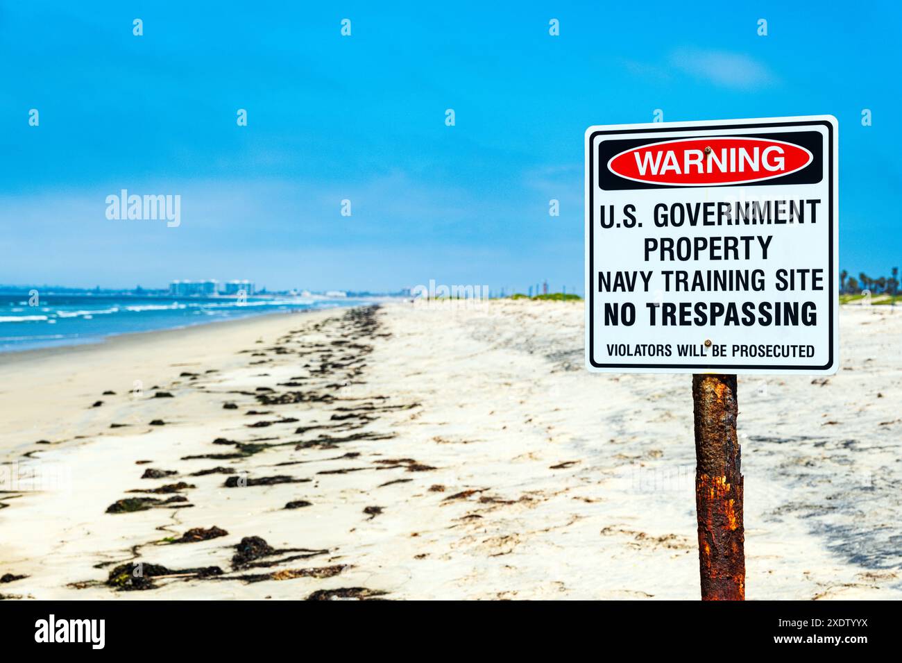 U.S. Naval Amphibious Base Coronado; San Diego; Kalifornien; USA Stockfoto