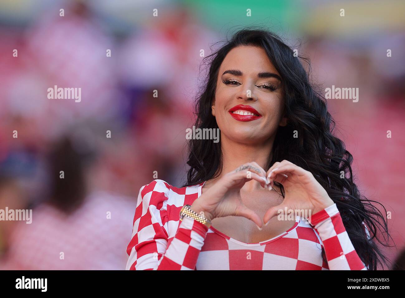 LEIPZIG, DEUTSCHLAND - 24. JUNI: Die kroatische Influencerin Ivana ...
