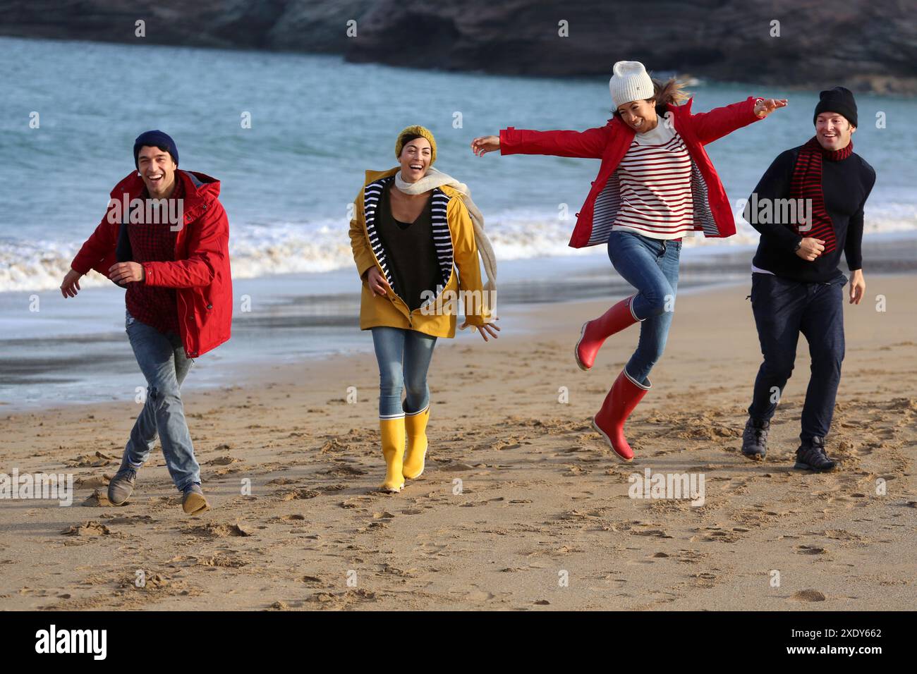 Lebensstile, Hendaye Beach Stockfoto