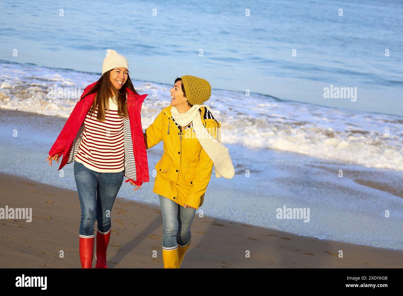 Lebensstile, Hendaye Beach Stockfoto