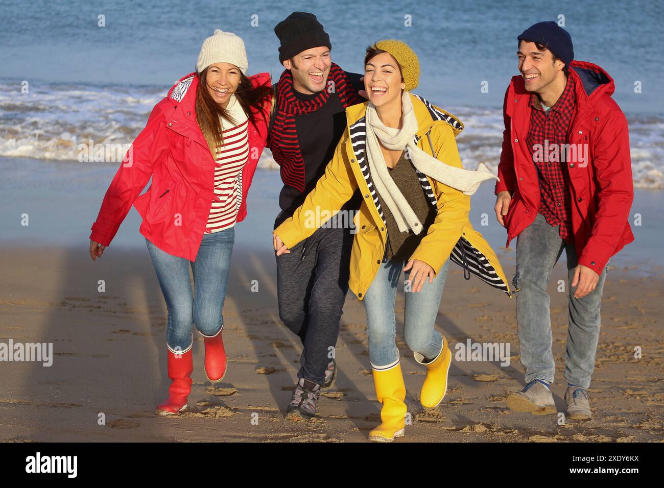 Lebensstile, Hendaye Beach Stockfoto