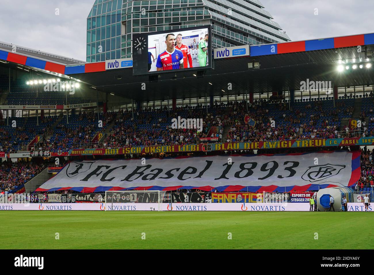 Fußball CL: Qualifikation 2018/19 - FC Basel - PAOK Saloniki Stockfoto