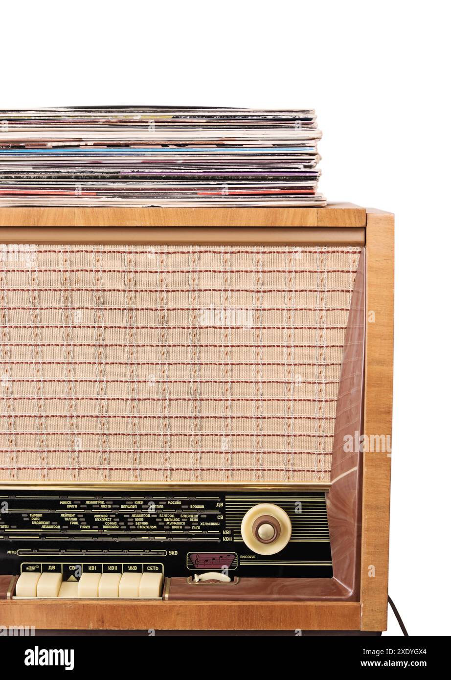 Vintage-Radioempfänger Stockfoto