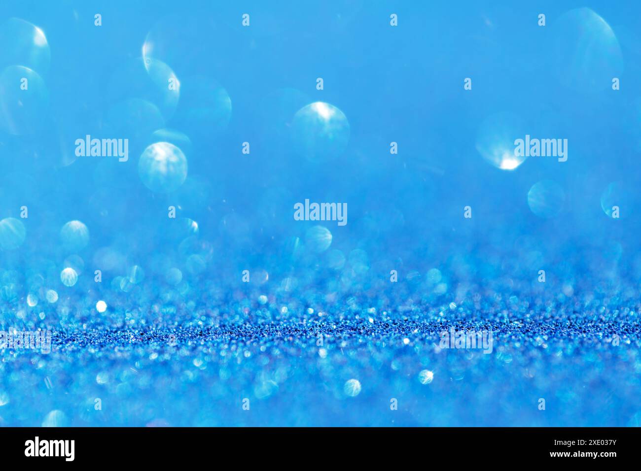 Blaue Glitzerstruktur Stockfoto