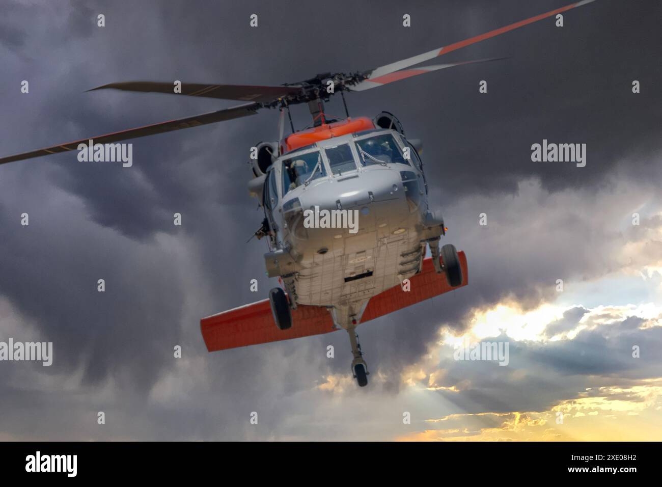 Sikorsky UH-60 Black Hawk Militärhubschrauber Stockfoto