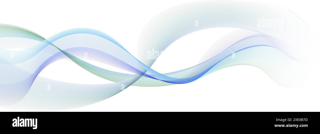 Linescape, Hintergrund abstrakt, Linien und Wellen in Bewegung Stockfoto