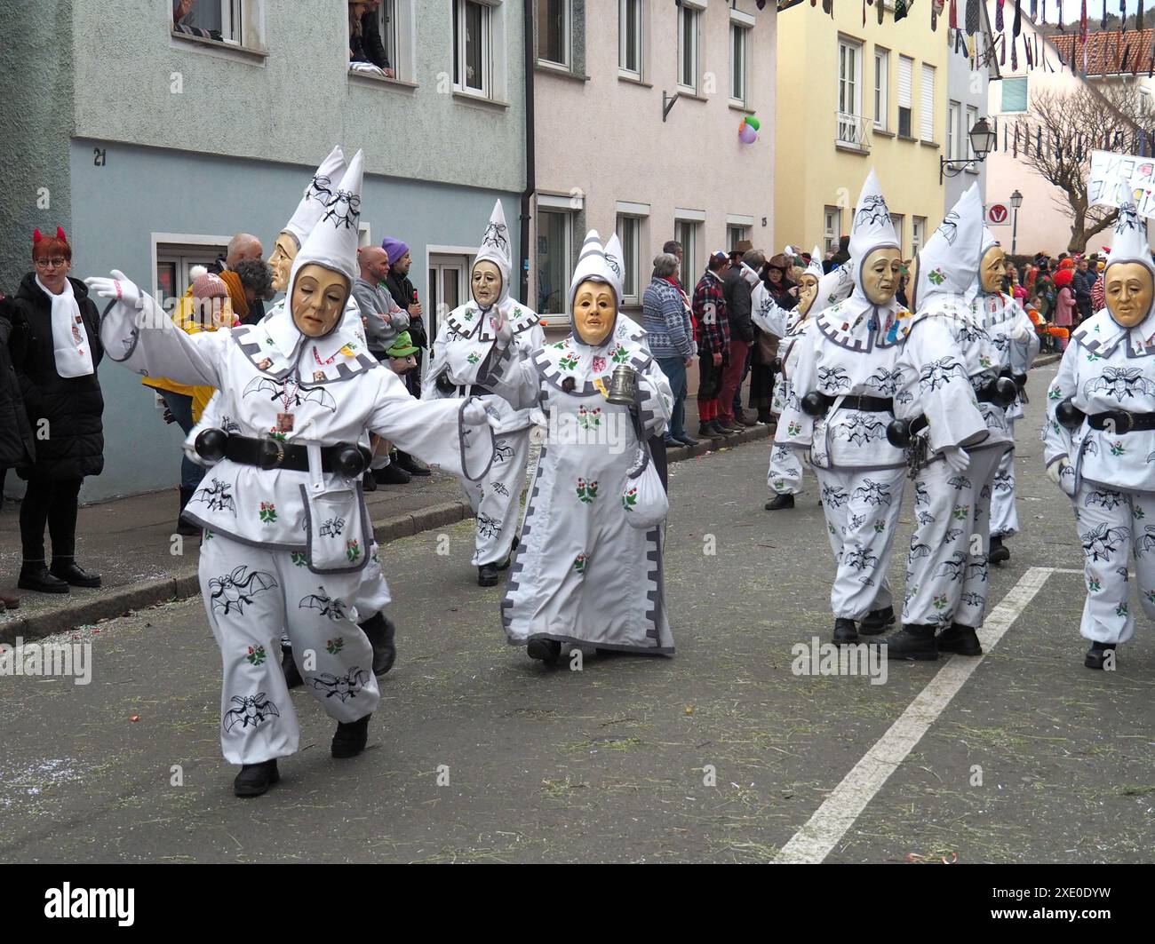 Der Narr stellt Lauratalgeister dar Stockfoto