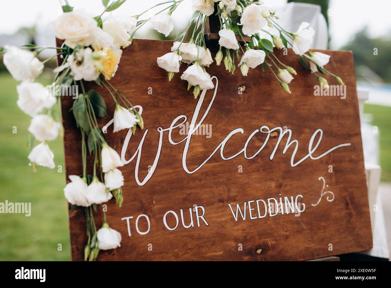 Hochzeit Dekoration Stockfoto