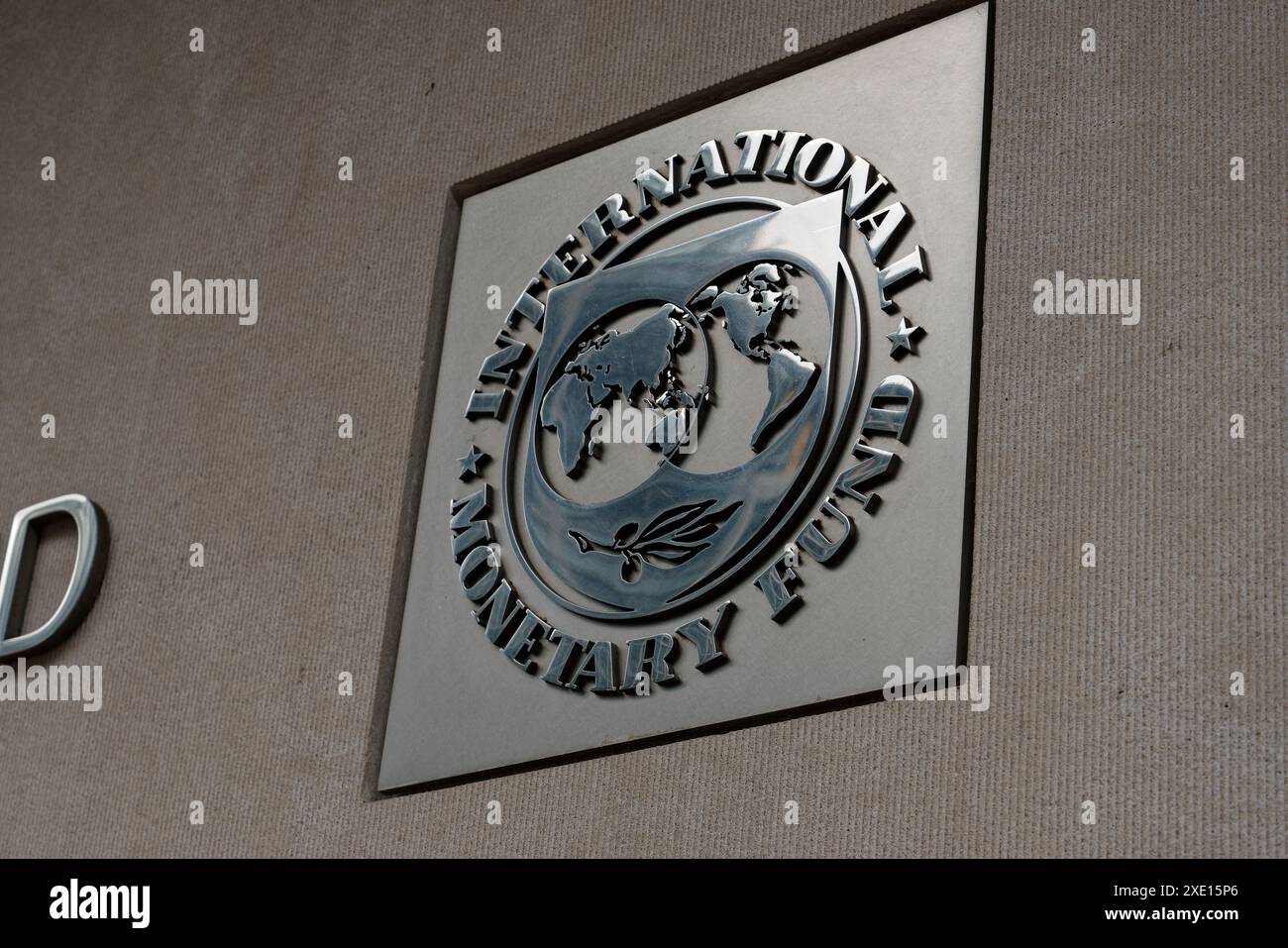 Büros des Internationalen Währungsfonds in Washington DC. Stockfoto