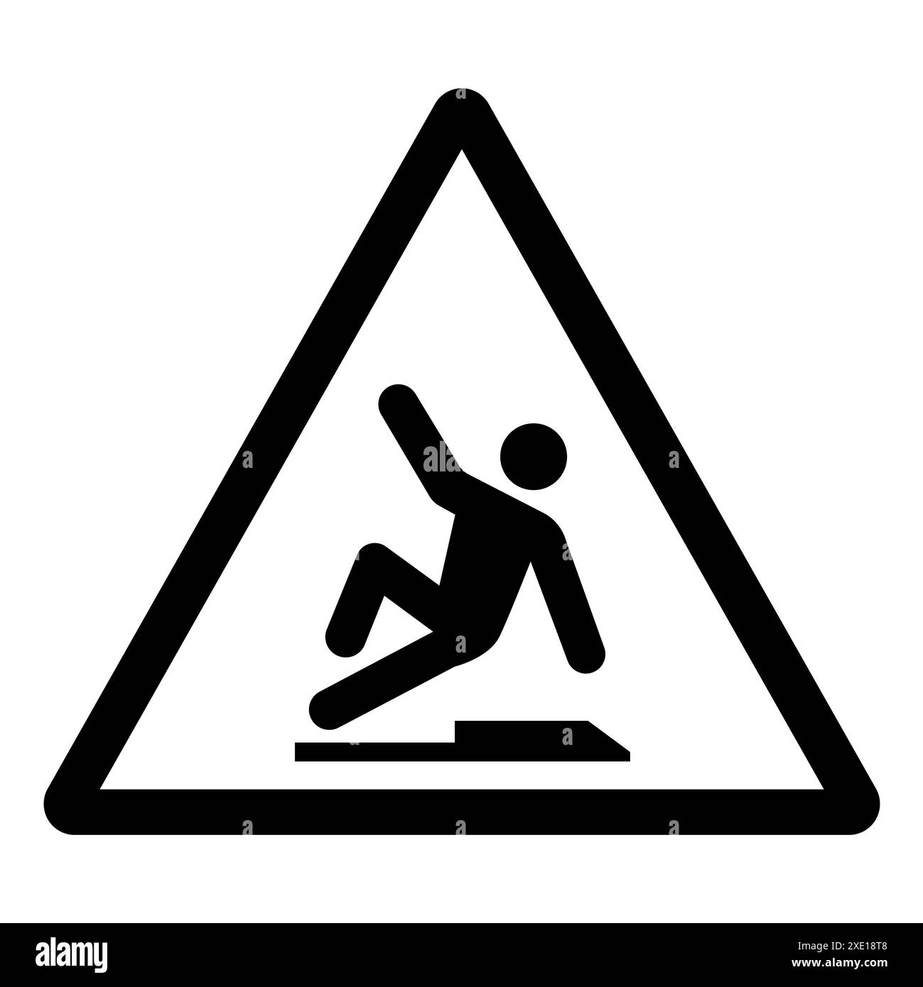 Sehen Sie Sich Ihr Schritt-Symbol-Schild, Vektor-Illustration, Isoliert Auf Weißem Hintergrund-Etikett An. EPS10 Stockfoto