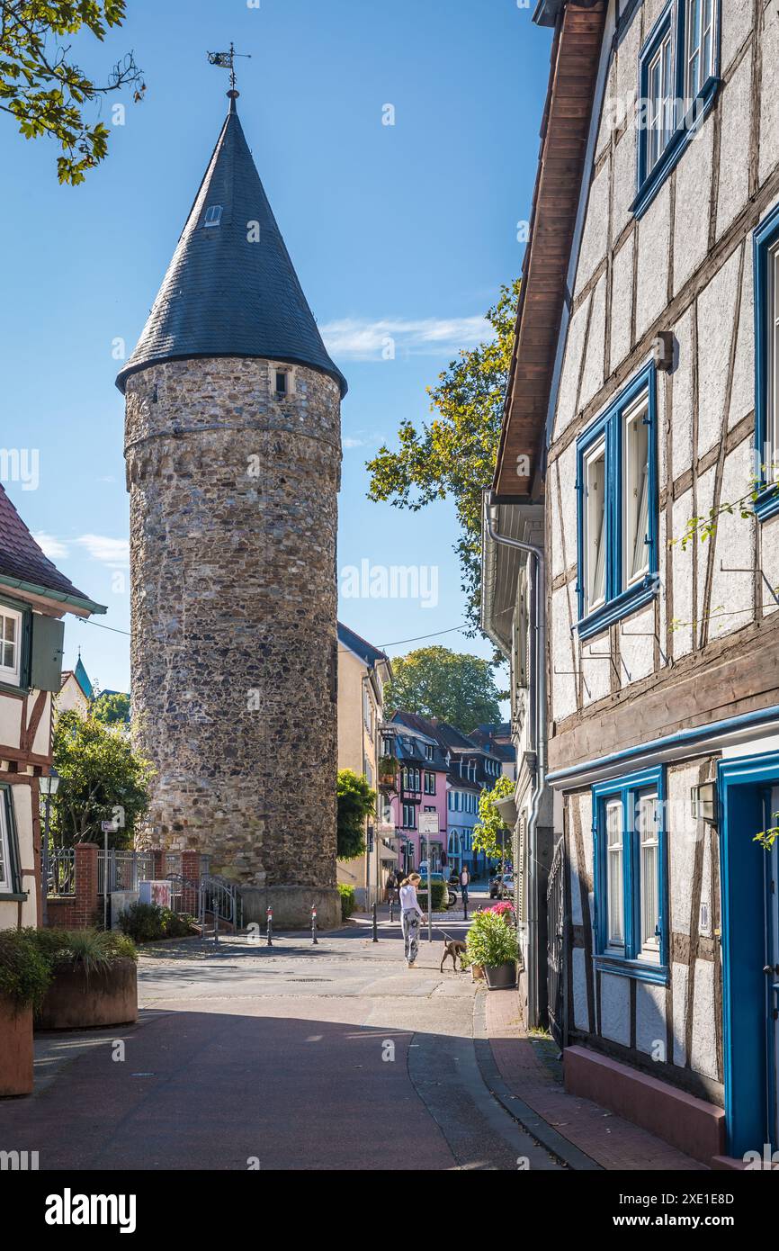 Geographie / Reise, Deutschland, Hessen, Hexenturm in Bad Homburg vor der Hoehe Altstadt, ADDITIONAL-RIGHTS-CLEARANCE-INFO-NOT-AVAILABLE Stockfoto