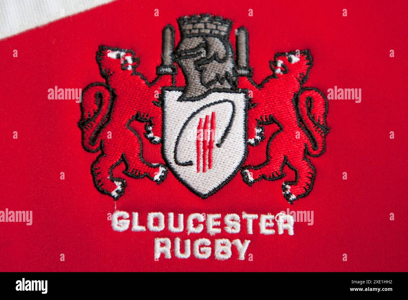 Gloucester Rugby Emblem/Wappen/Logo Stockfoto