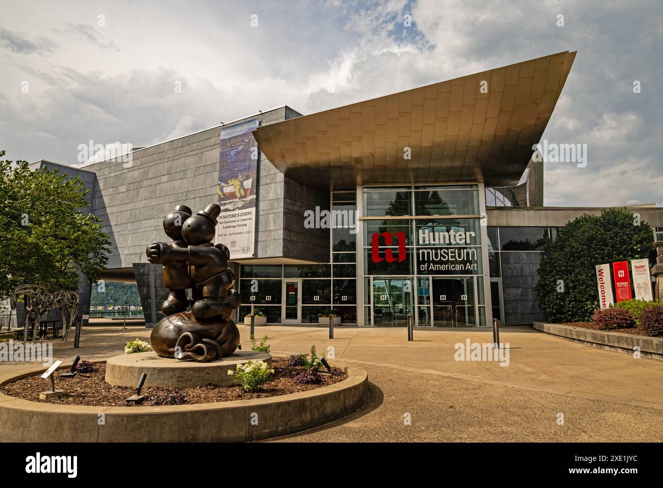 Hunter Museum of American Art in Chattanooga Stockfoto