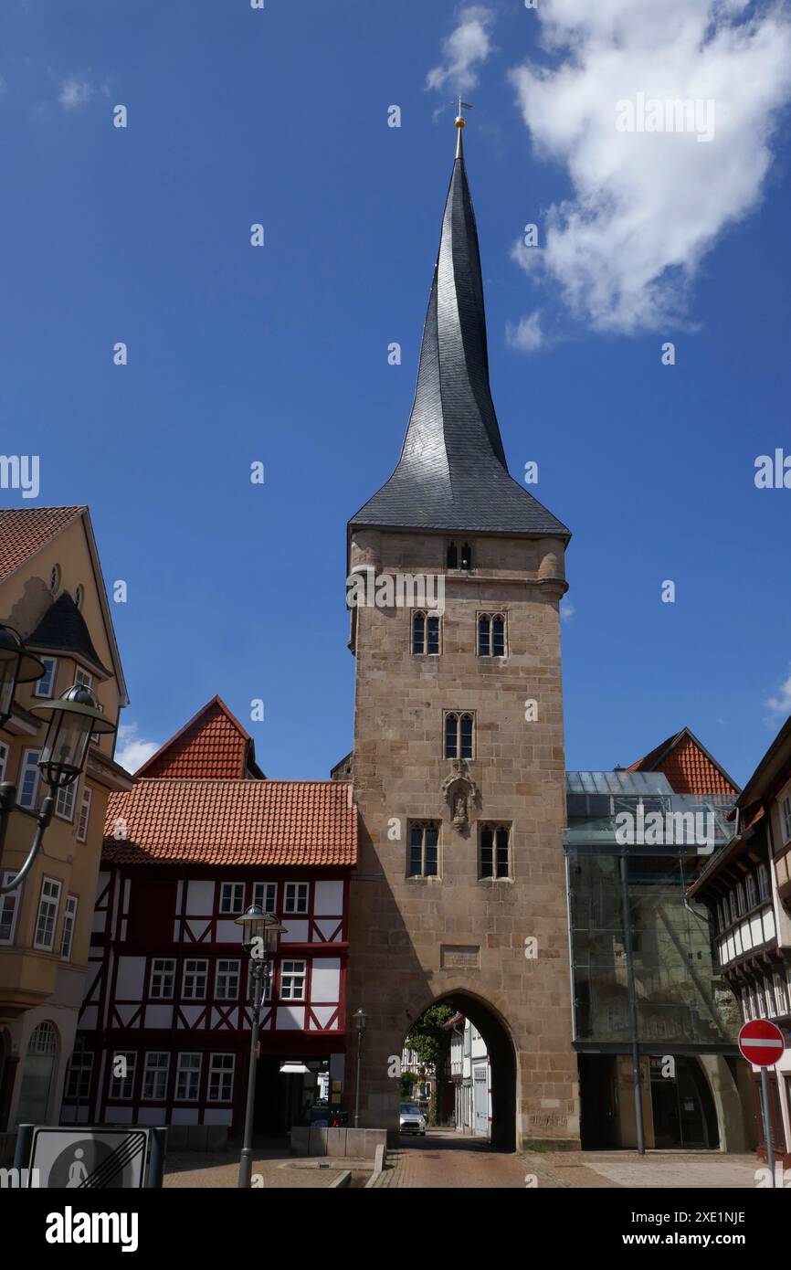 Westturm in Duderstadt, Deutschland Stockfoto