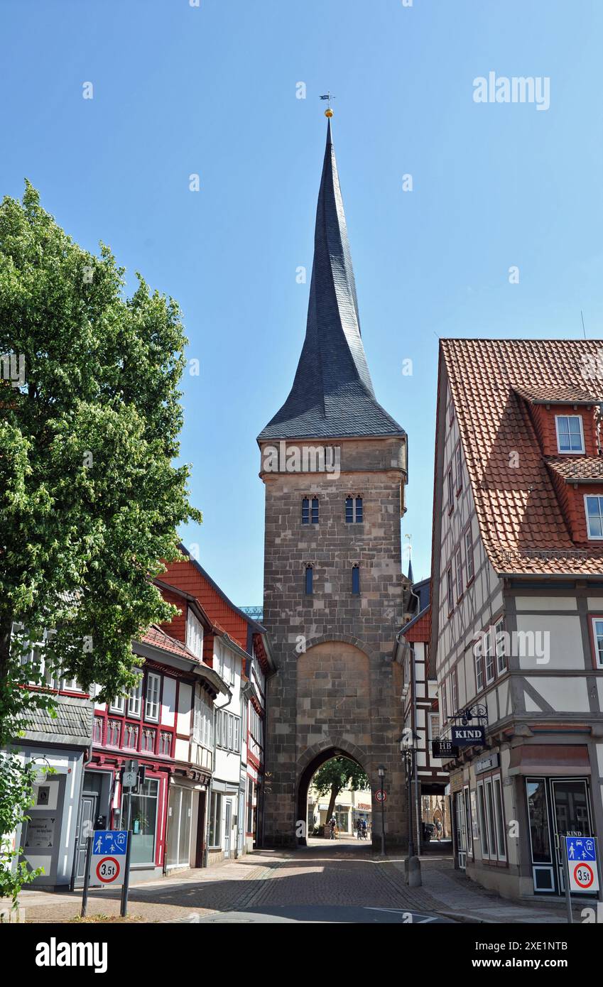 Westturm in Duderstadt, Deutschland Stockfoto
