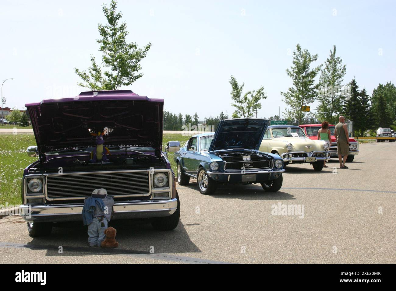 Oldtimer-Show Stockfoto