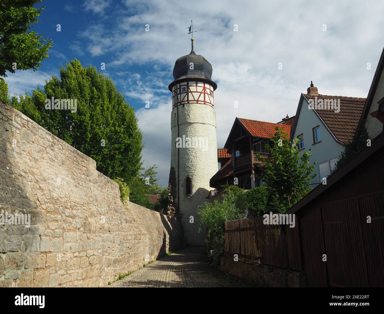 Bürgerturm in Mellrichstadt Stockfoto