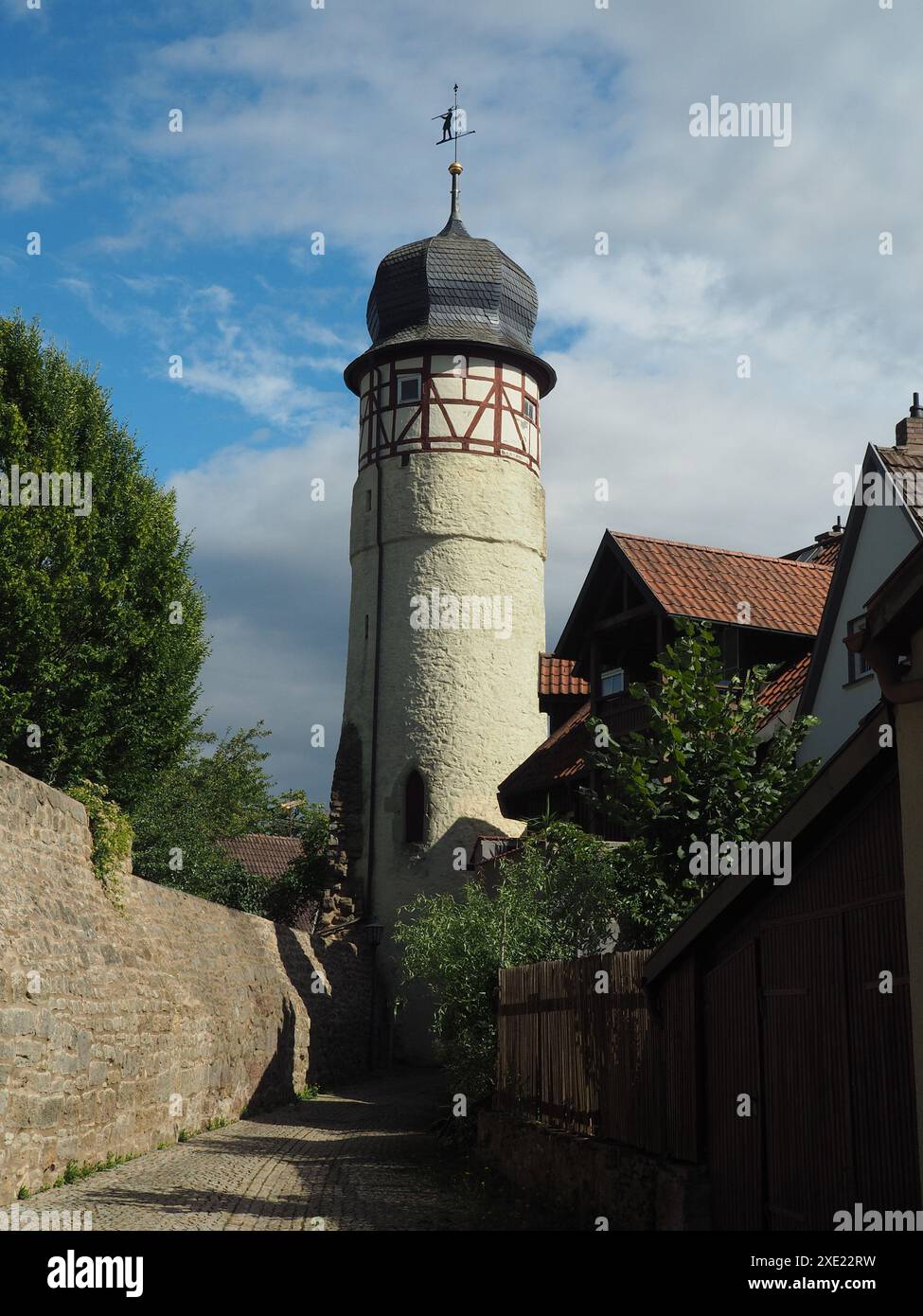 Bürgerturm in Mellrichstadt Stockfoto