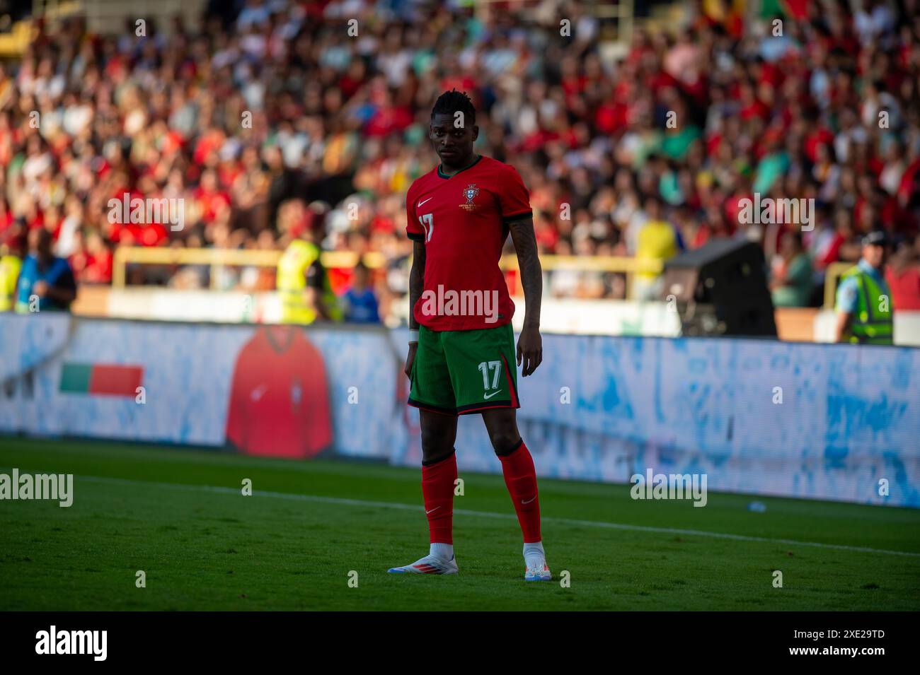 Rafael Leão Action aus dem Spiel gegen Irland Stockfoto