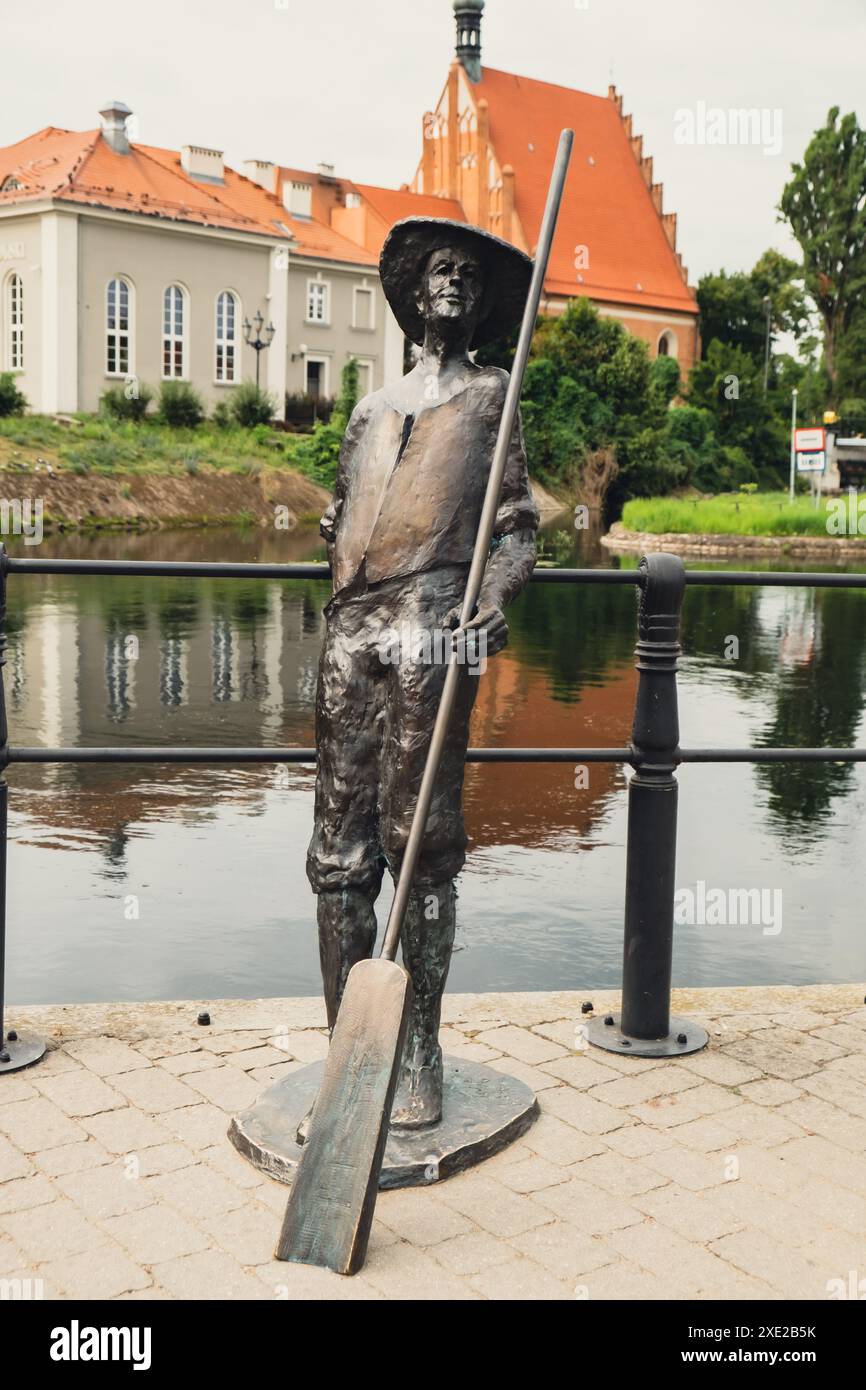 Bydgoszcz, Polen August 2022. Berühmtes Denkmal Blick auf die Stadt der Architektur berühmtes beliebtes Touristenziel Stockfoto