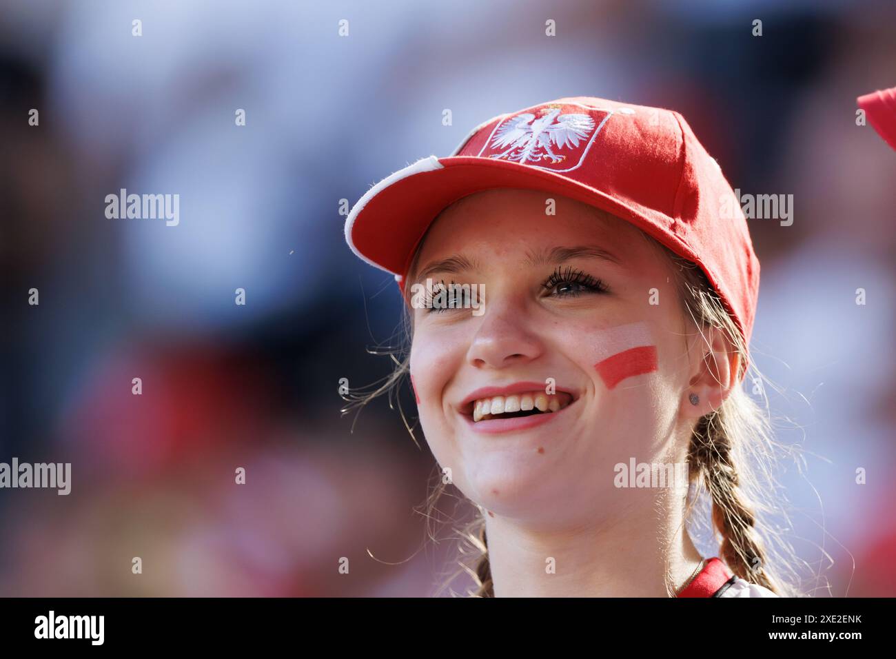Polnischer Fan beim Spiel der UEFA Euro 2024 zwischen den ...