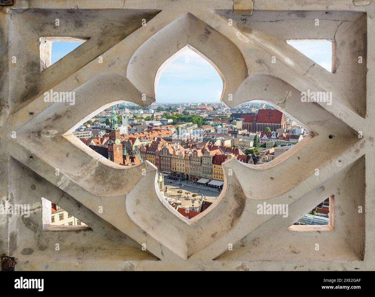 Breslauer durch architektonische Ornamente Stockfoto Breslauer durch architektonische Ornamente Stockfoto