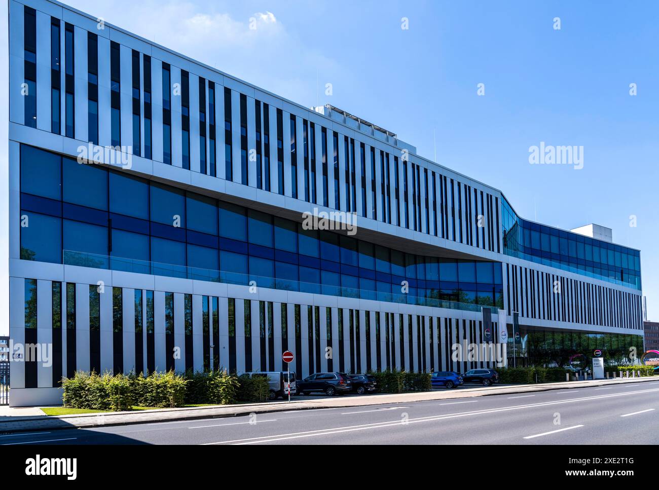 Hauptsitz der Covestro AG in Leverkusen, Chempark, NRW Stockfoto