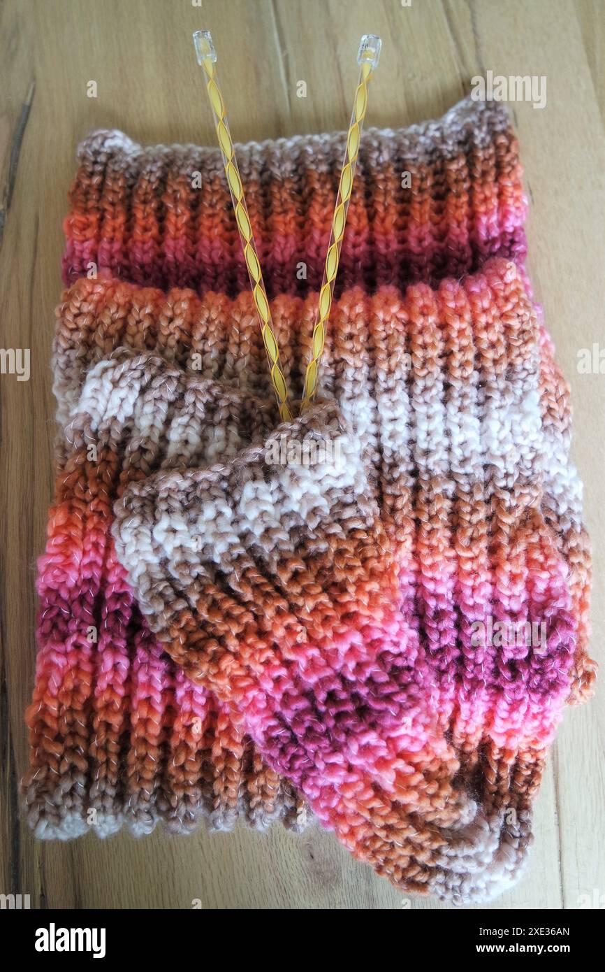 Handgestrickt Stockfoto