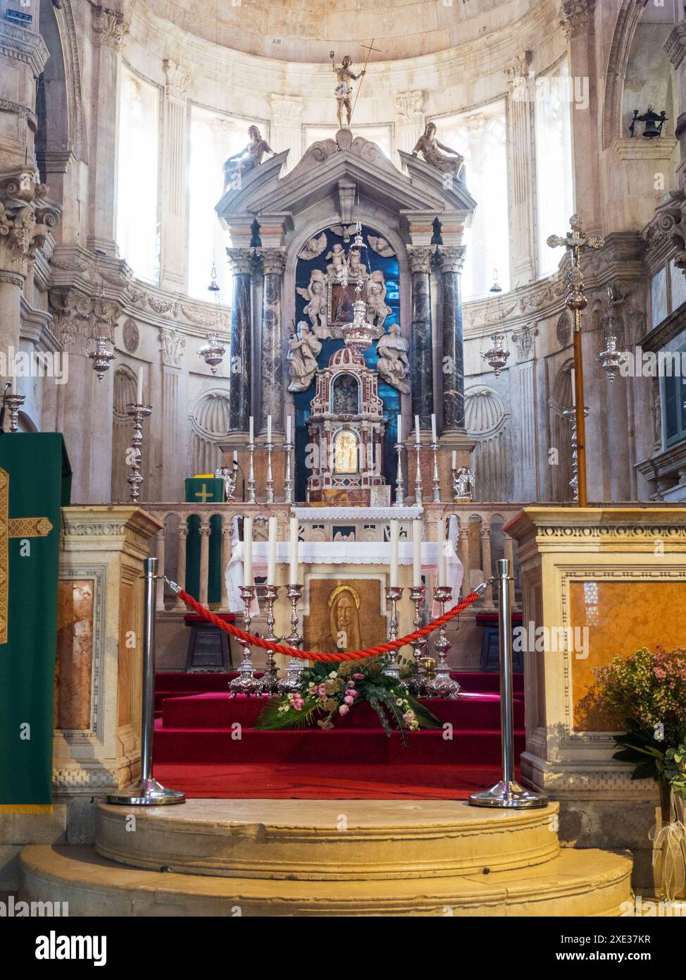 Kathedrale des Heiligen Jakobus in Sibenik, Kroatien Stockfoto