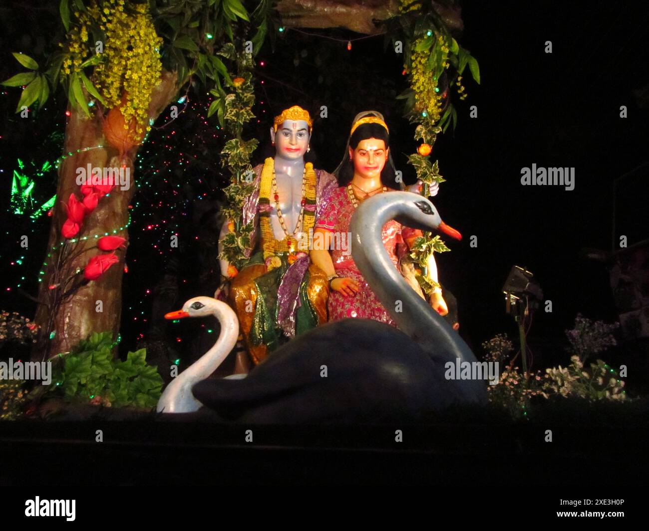 Der Hinduismus mit seinen vielen Göttern Stockfoto